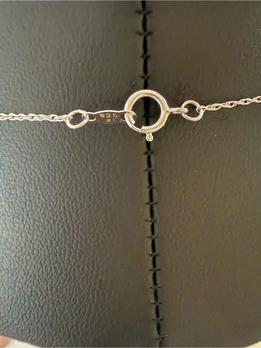 925 Sterling Silver Infinity Pendant Necklace with Diamond Accents - Picture 5 of 10